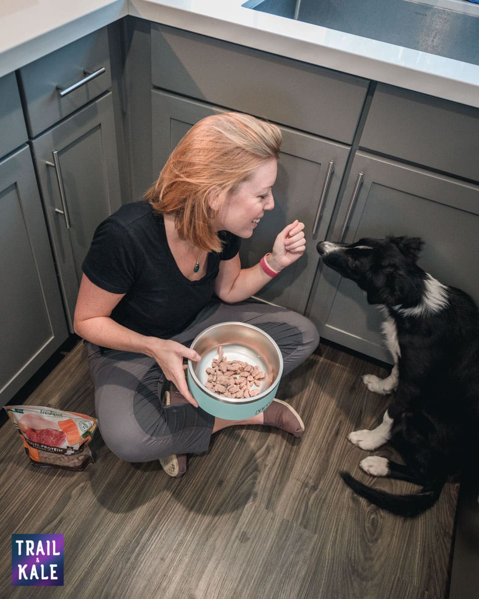 Accelerating our puppys training using high value dog food Freshpet trail and kale web wm 4 Accelerating our puppys training using high value dog food Freshpet trail and kale web wm 4