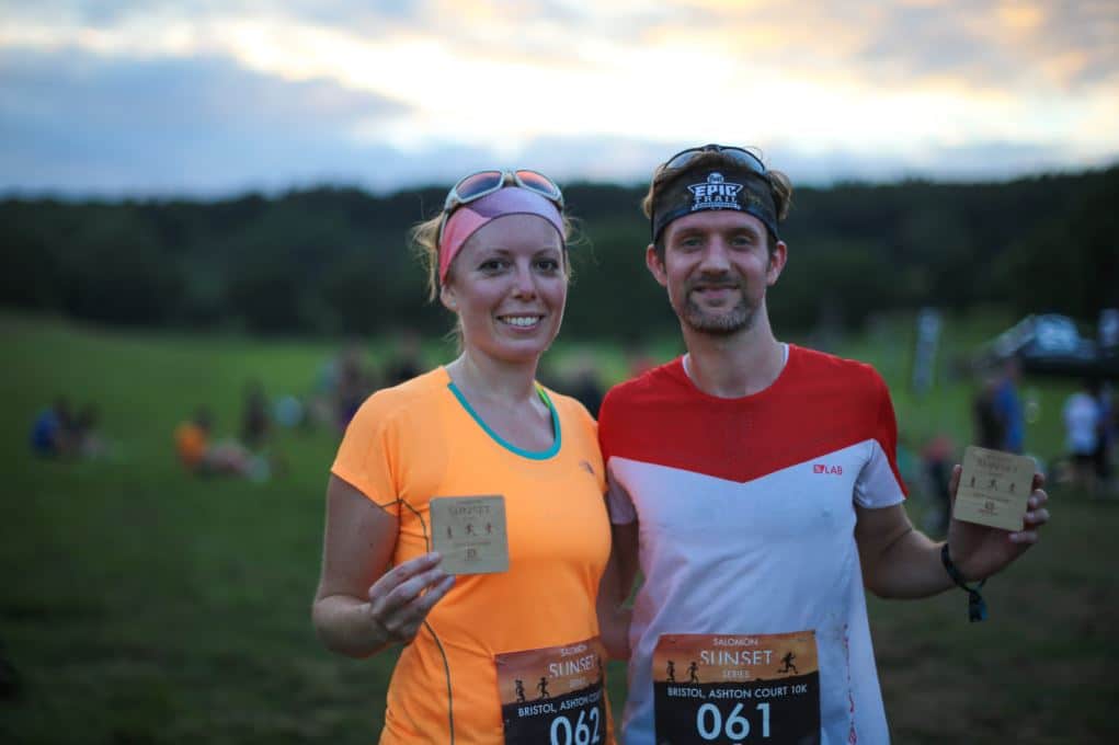 Salomon Sunset Series Race Finish - Trail & Kale