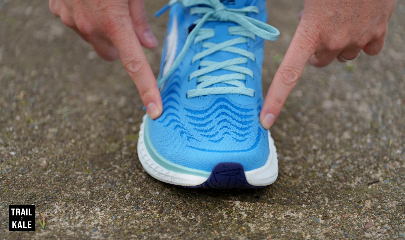 The Altra Torin 7 features Altra's Standard footshape toe box width.