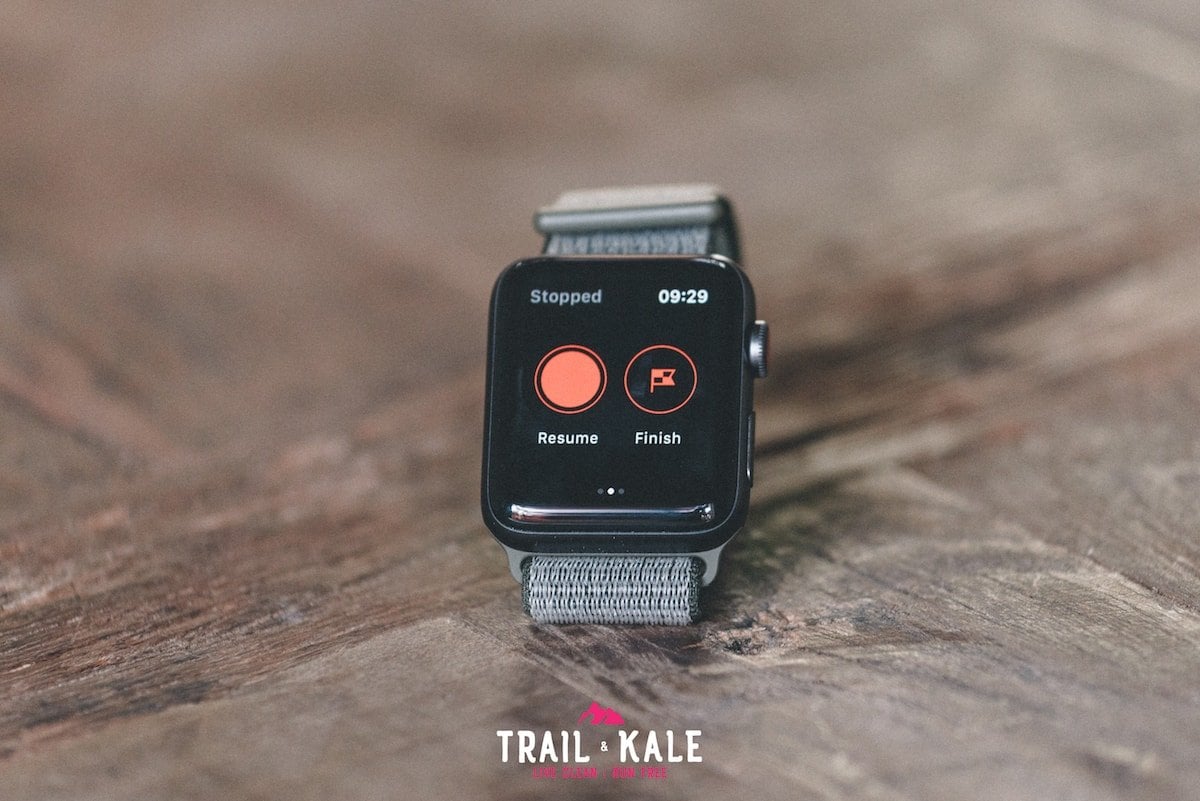 Running with the Apple Watch Series 3 and Strava - Trail & Kale