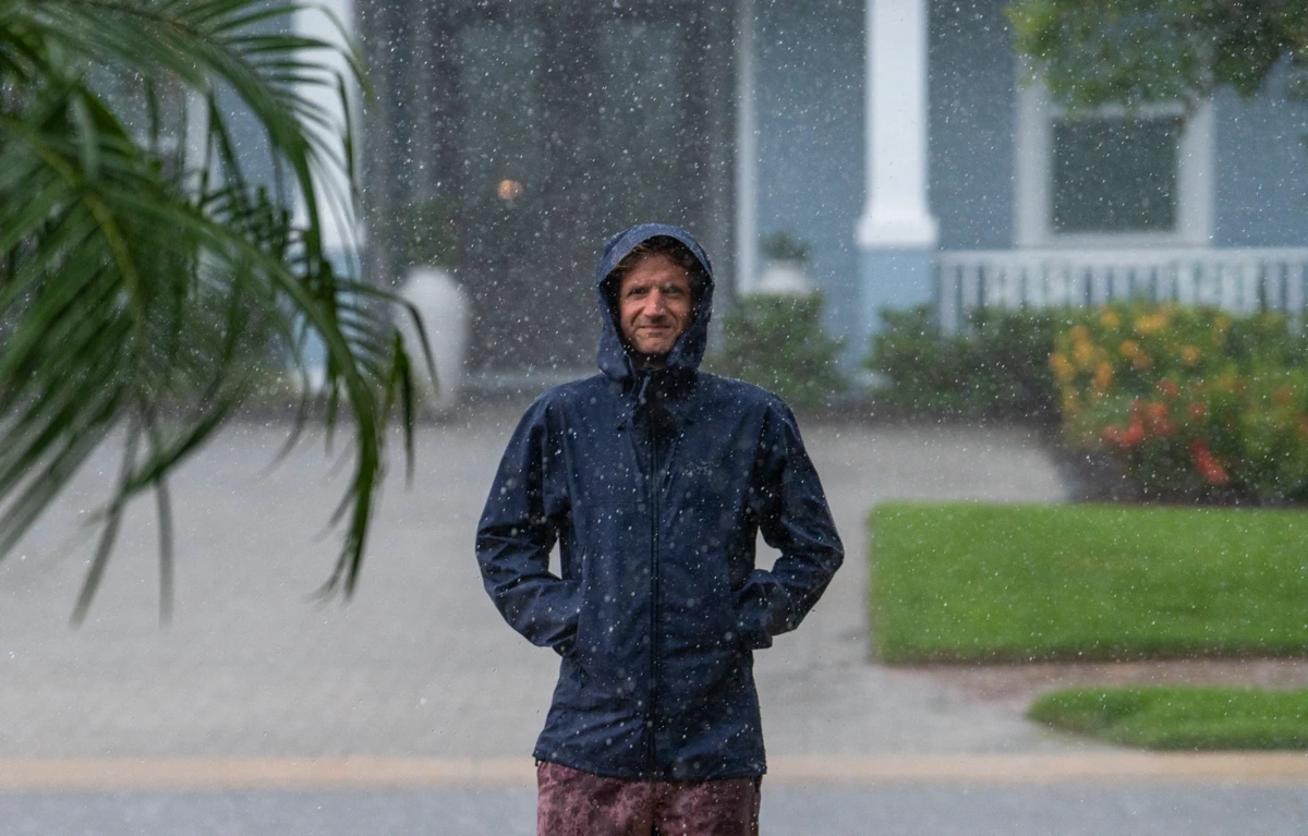 StormHood adjusted for a tighter fit