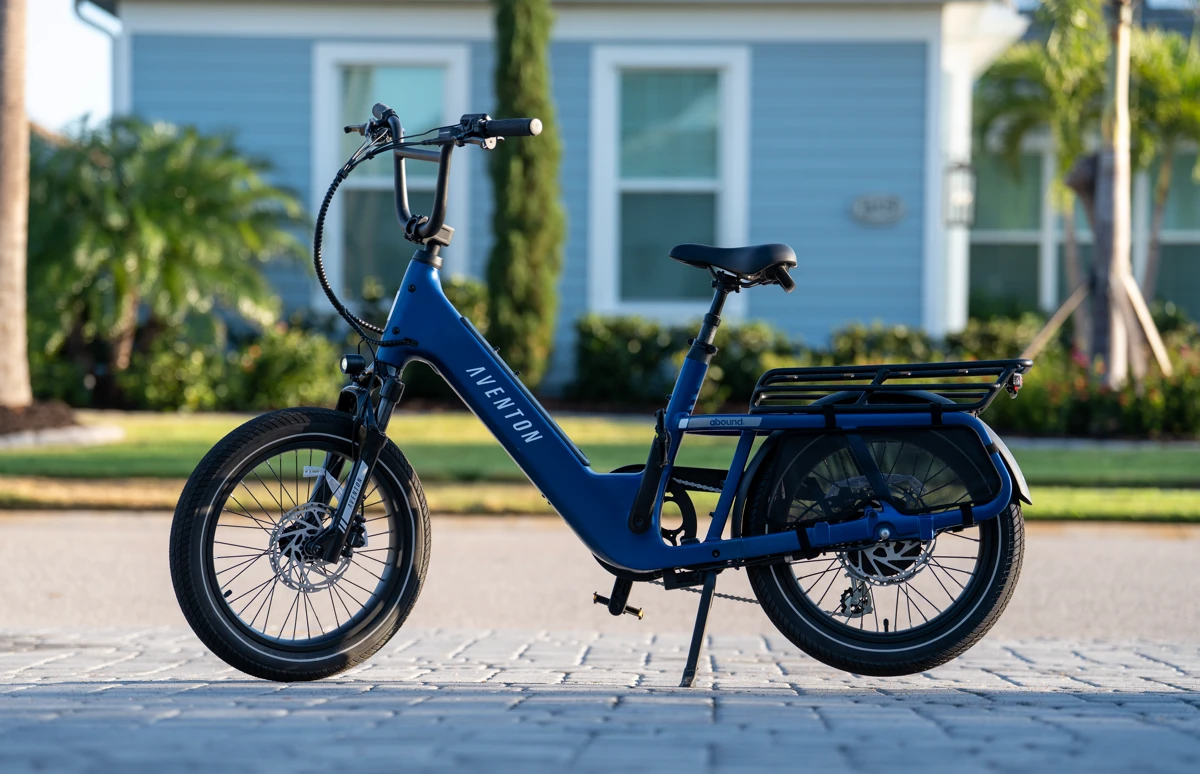 Aventon Abound SR Ebike Review - side view
