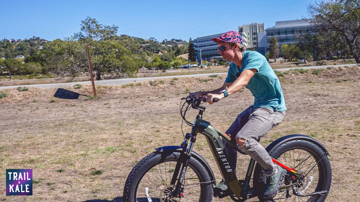 Aventon Aventure riding experience review dog gear Trail and Kale web wm 1