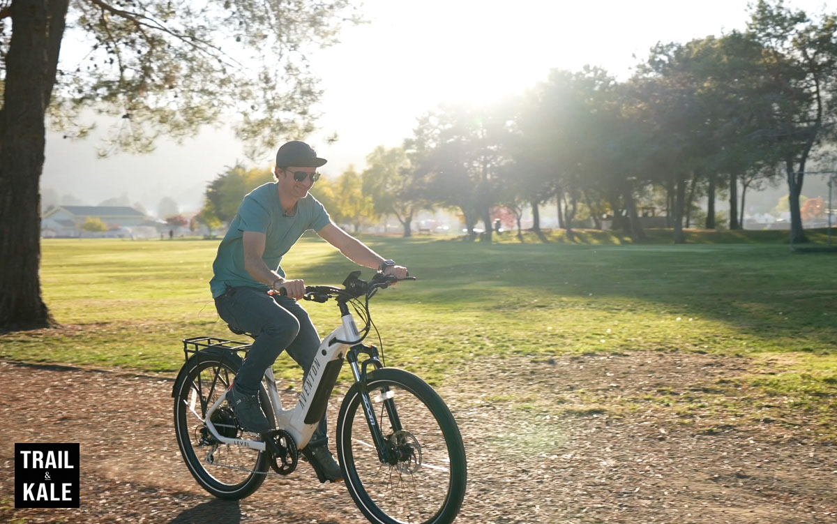 Aventon Level 2 step through Review by Trail and Kale 1