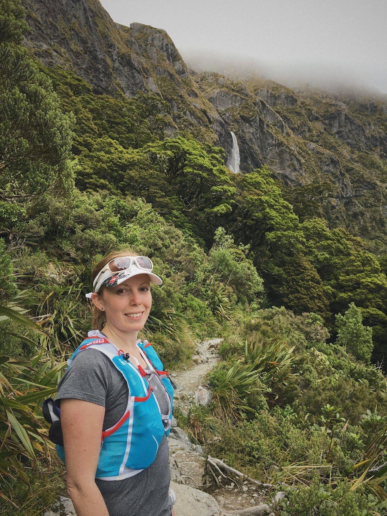 Another beautiful waterfall on the Routeburn Track