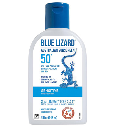 Blue Lizard Sensitive Sunscreen For Runners