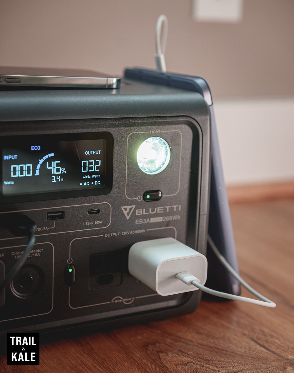 Bluetti EB3A Portable Power Station Review by Trail and Kale for web 5