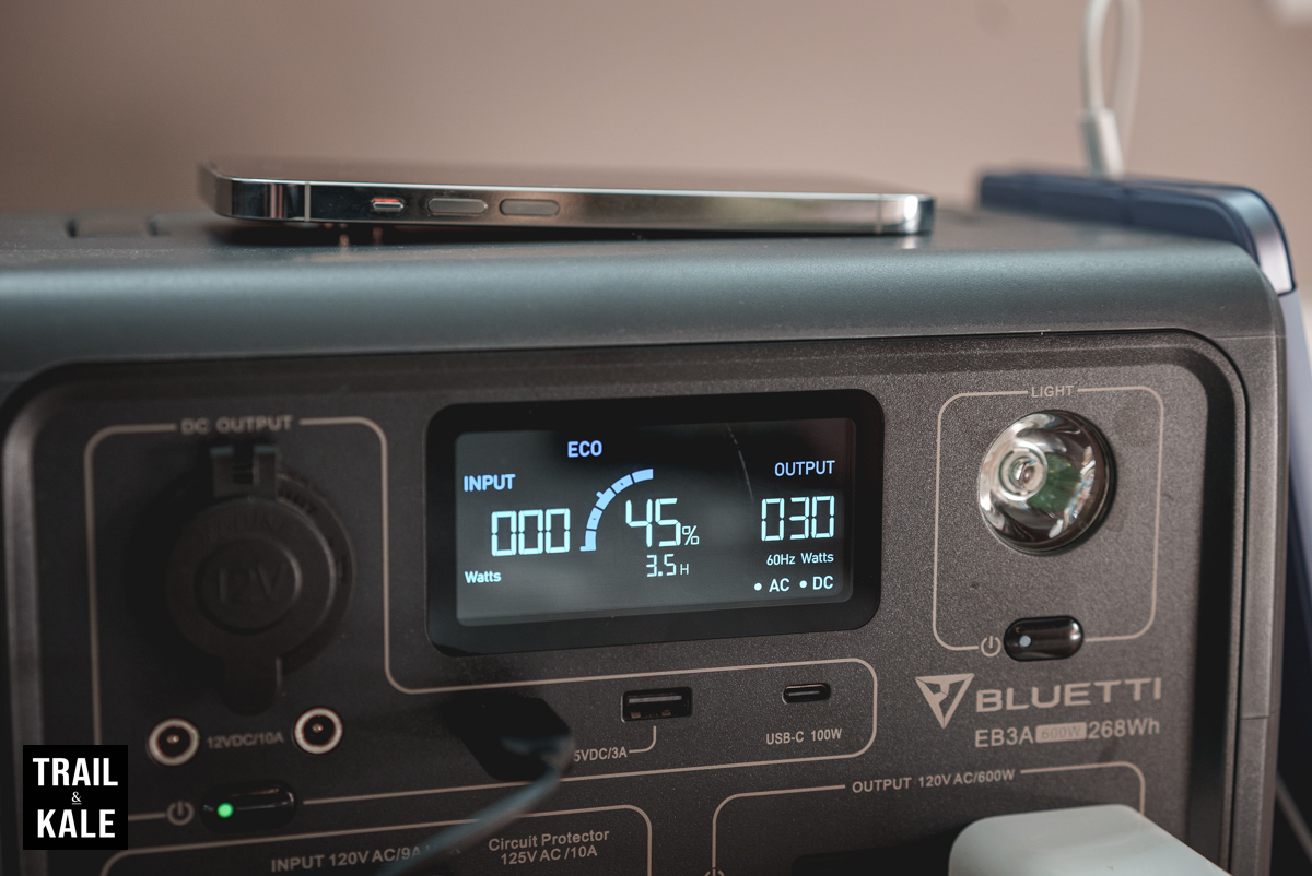 Bluetti EB3A Portable Power Station Review by Trail and Kale for web 7