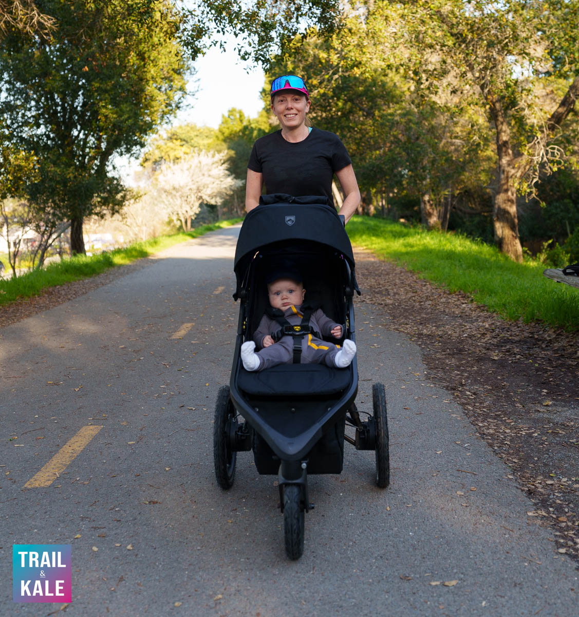 Jogging with the Wayfinder stroller