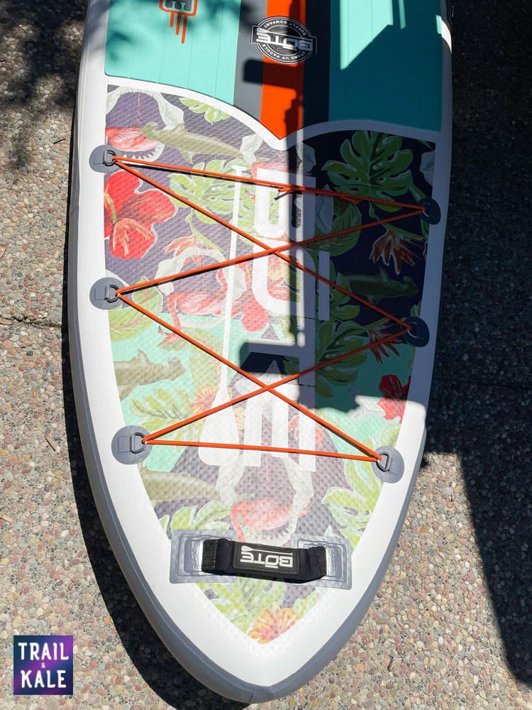 BOTE Breeze Aero review inflatable SUP for beginners Trail and Kale web wm 8
