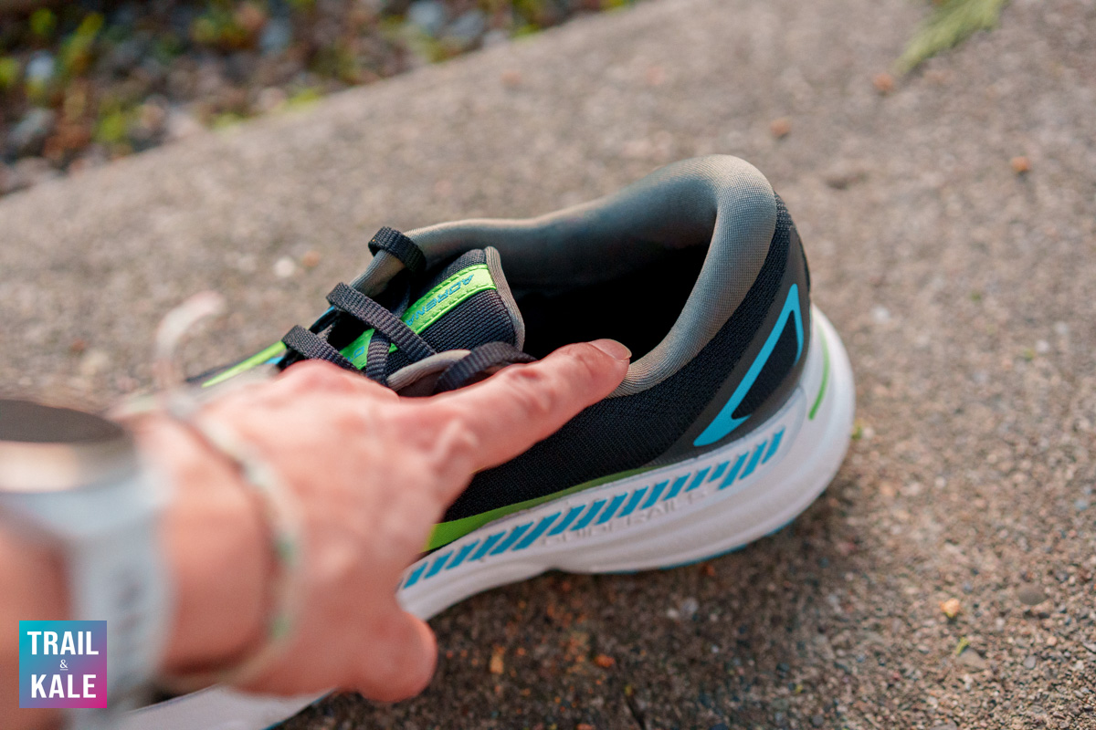 Brooks Adrenaline GTS 23 ankle support