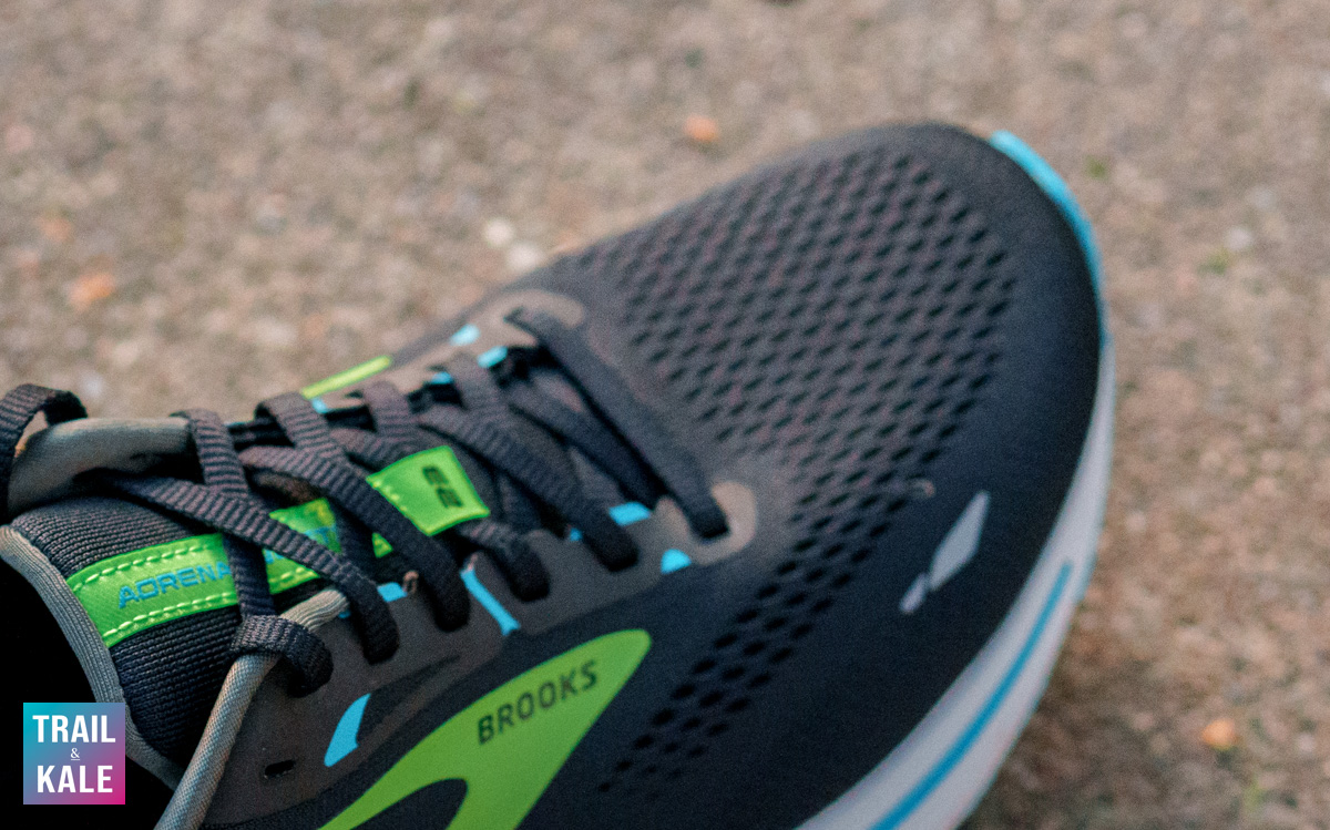 Brooks Adrenaline GTS 23 toe box breathability