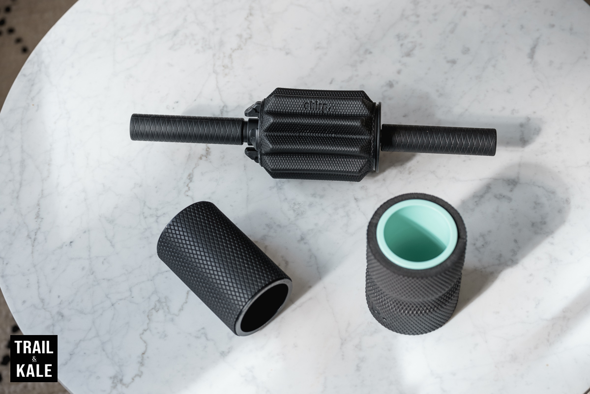 Chirp 3 in 1 muscle roller and super comfort wheel by Trail and Kale 1