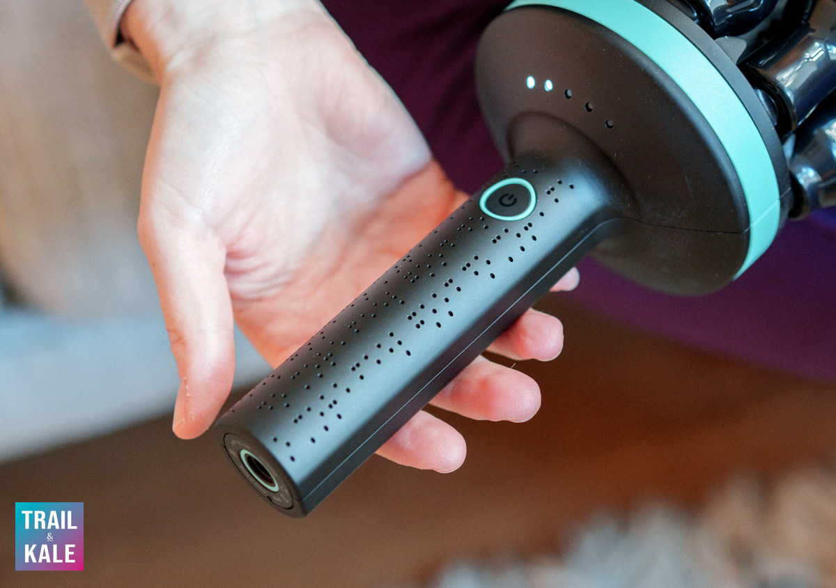 Chirp RPM handle and power button