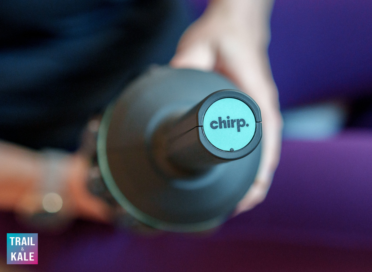 Chirp RPM end view with Chirp logo