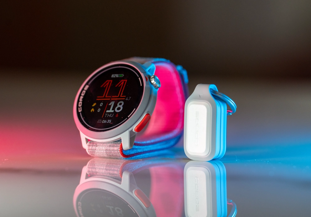 Coros Pace Pro with charging adaptor