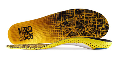 currexSole RunPro running shoe insoles side view