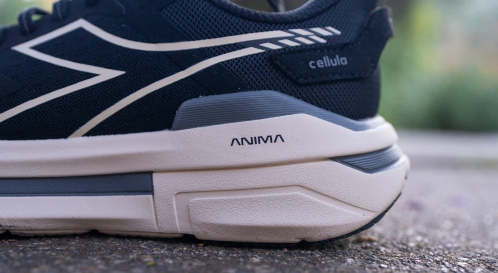 The Anima foam midsole has well balanced cushioning and impact absorption