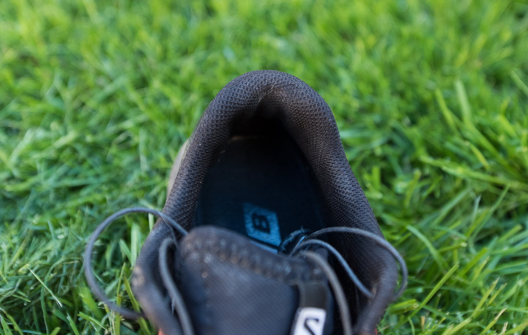 Slight wear on the heal material