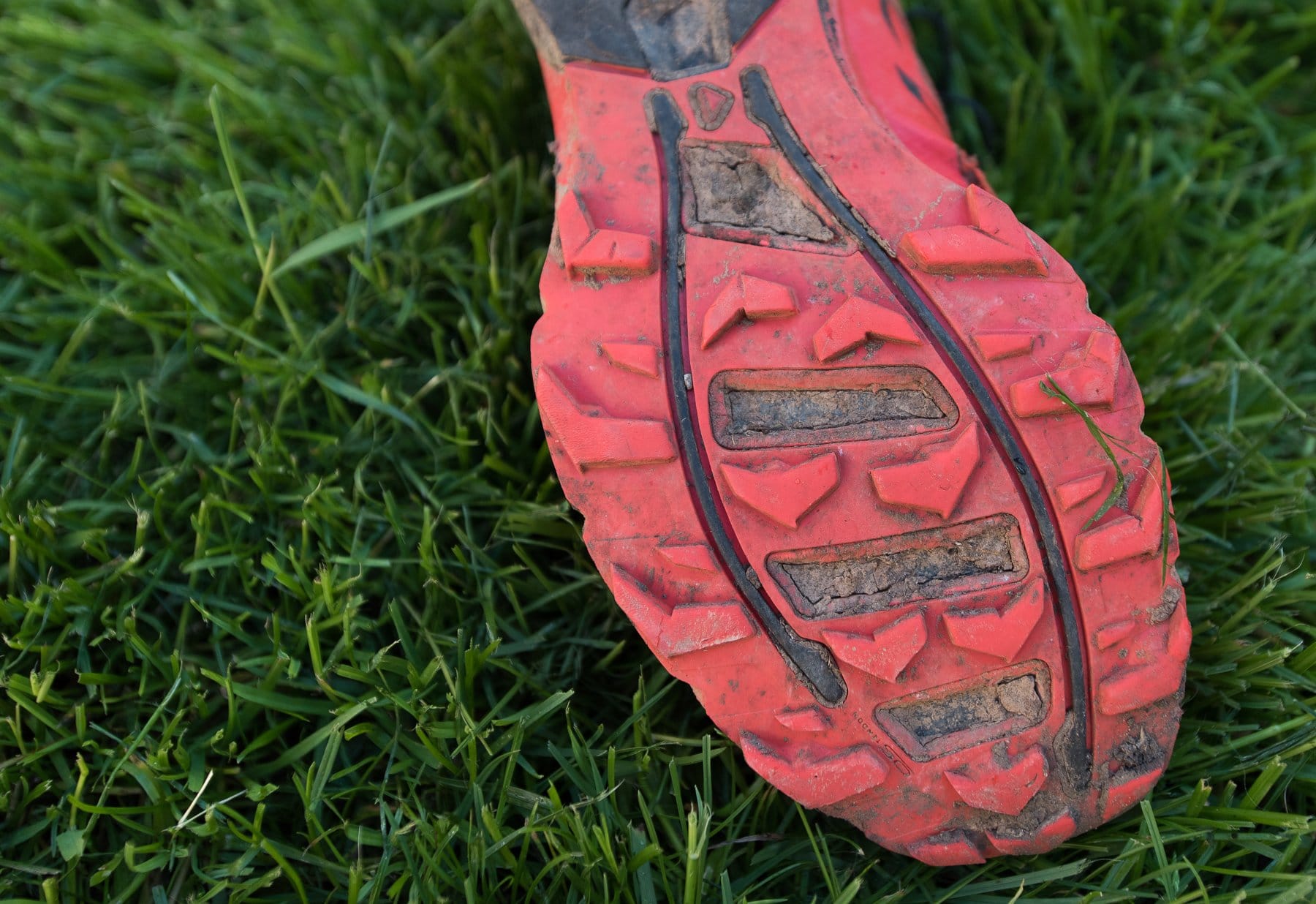 A closer look at the padding compressing after a lot of usage.