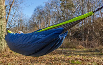 ENO Ember Underquilt Best Camping Hammocks Trail and Kale