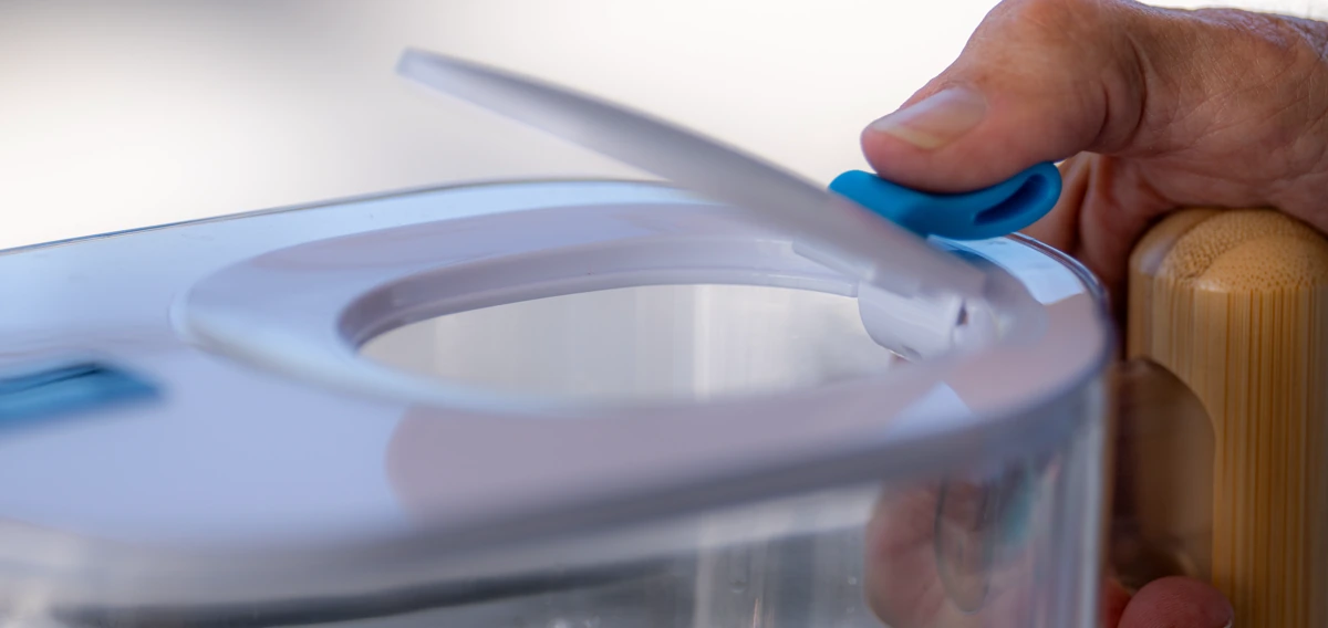 Epic Water Filters Pure Pitcher flip lid