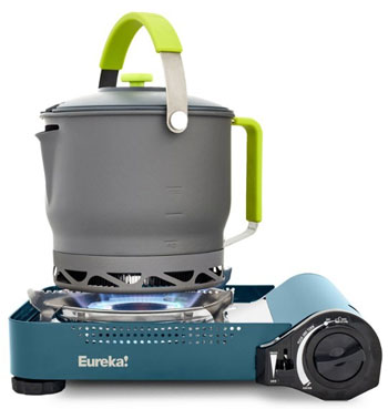 What To Bring on a Camping trip - Eureka SPRK Butane Camp Stove Camping Essentials Trail and Kale