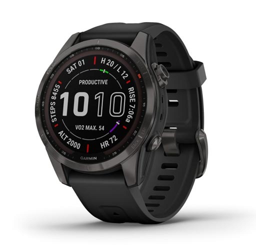 Garmin Fenix 7S Sapphire Solar GPS watch REI GUGO 2023