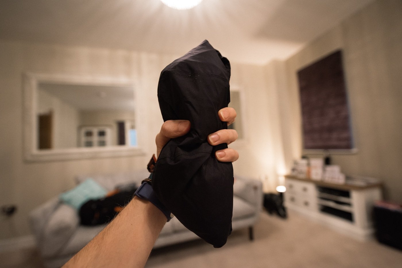 gore running wear fusion windstopper active shell - packed down