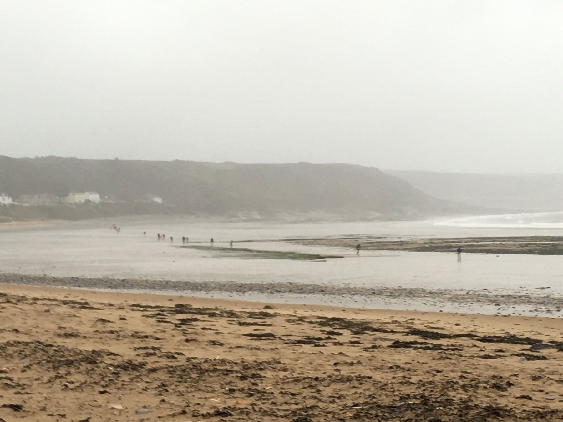 Leading a horde of Ultra Runners at a low point in my race. Thanks for the pic Helen.