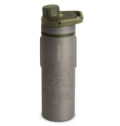 Grayl UltraPress Titanium Best Travel Water Filter