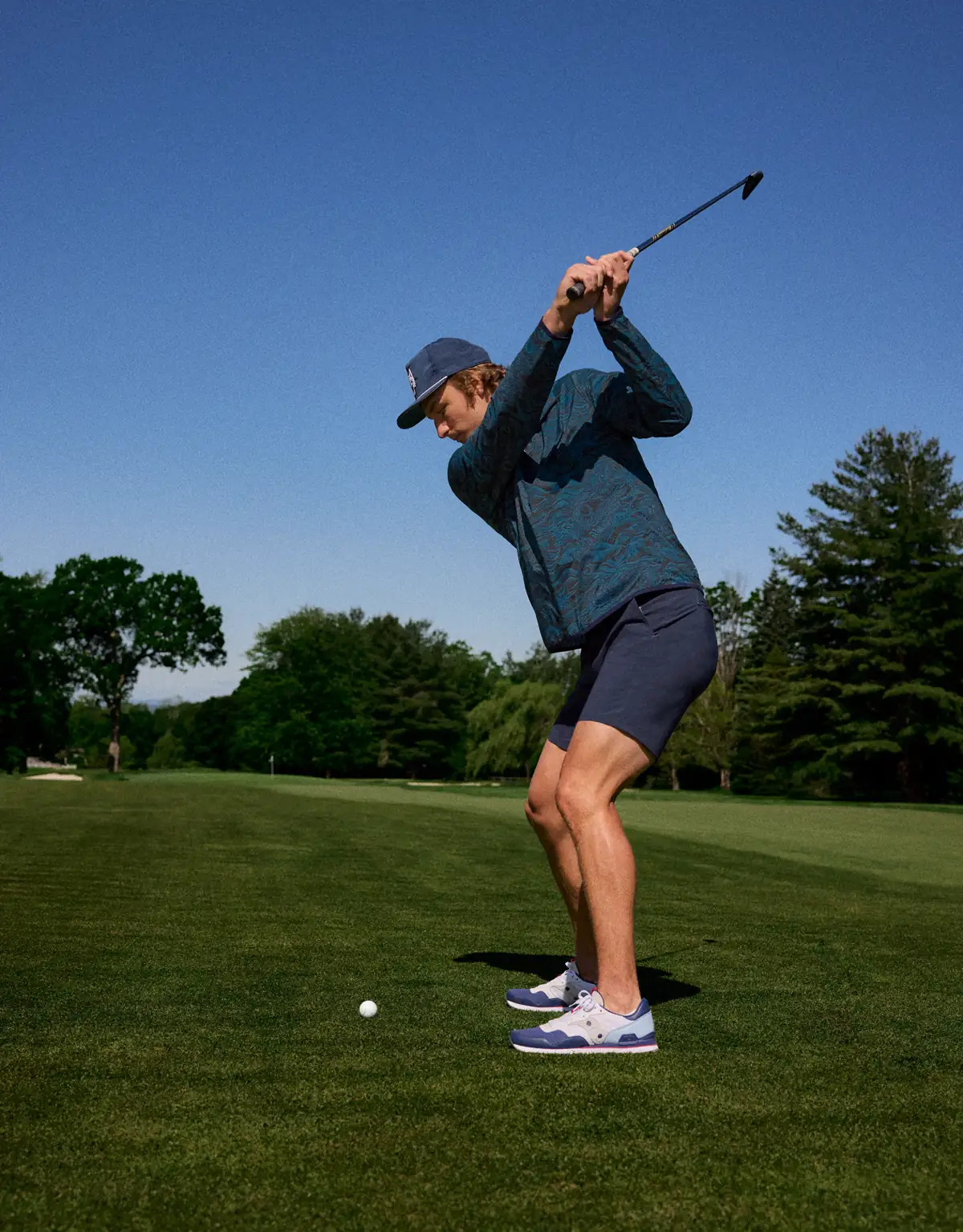 Greyson and Saucony DXN Courageous collab on the fairway