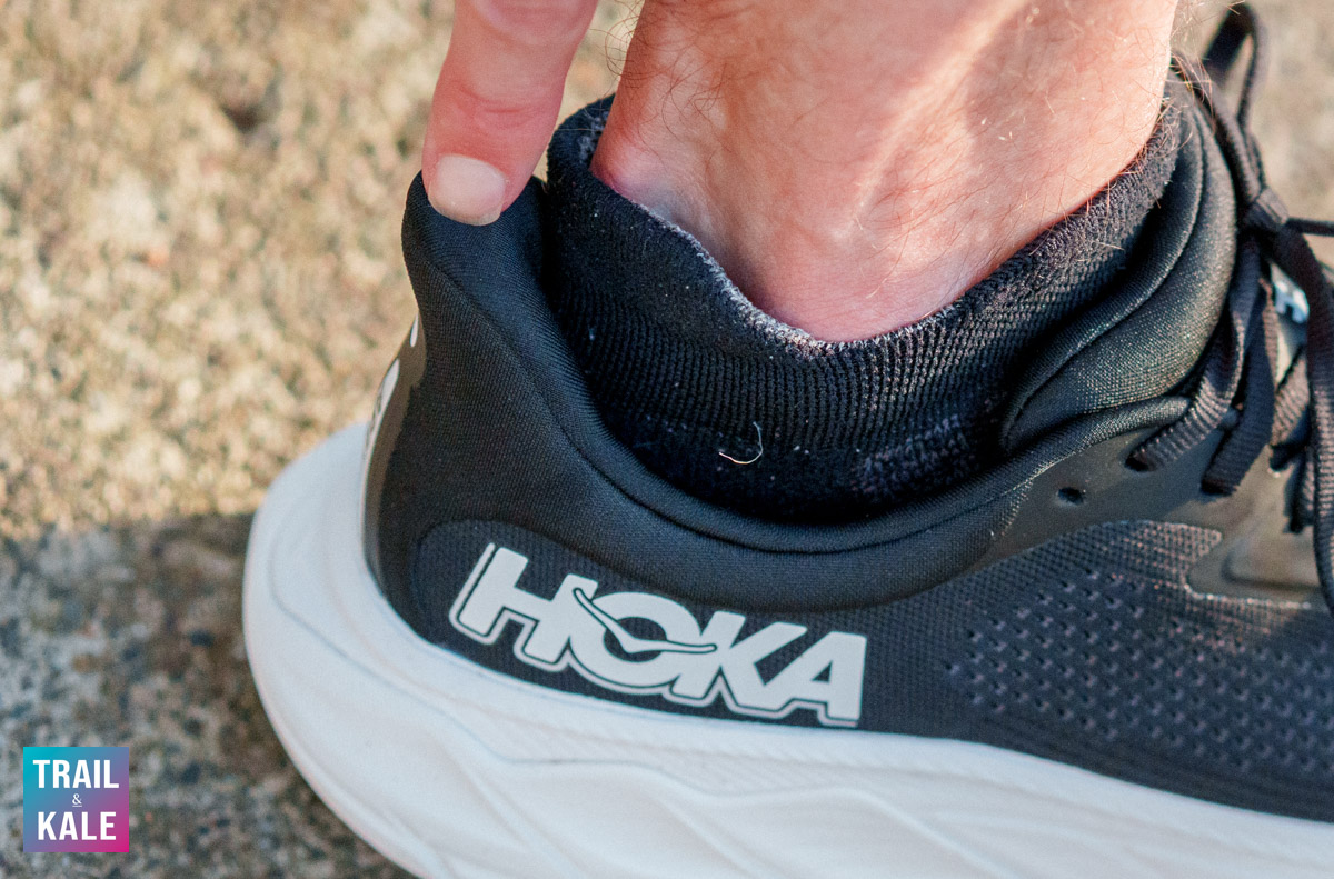 HOKA Arahi 7 heel counter is articulated to give your achilles space to move and do its thing. Love it!