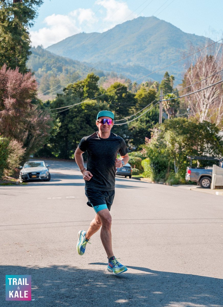Running in the HOKA Cielo X1 super shoes