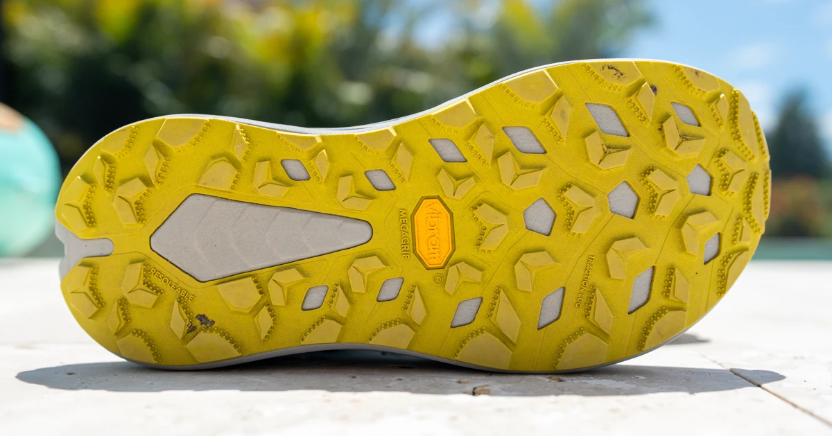 HOKA Infini Hike TC has a Vibram Megagrip outsole - whaaaaat