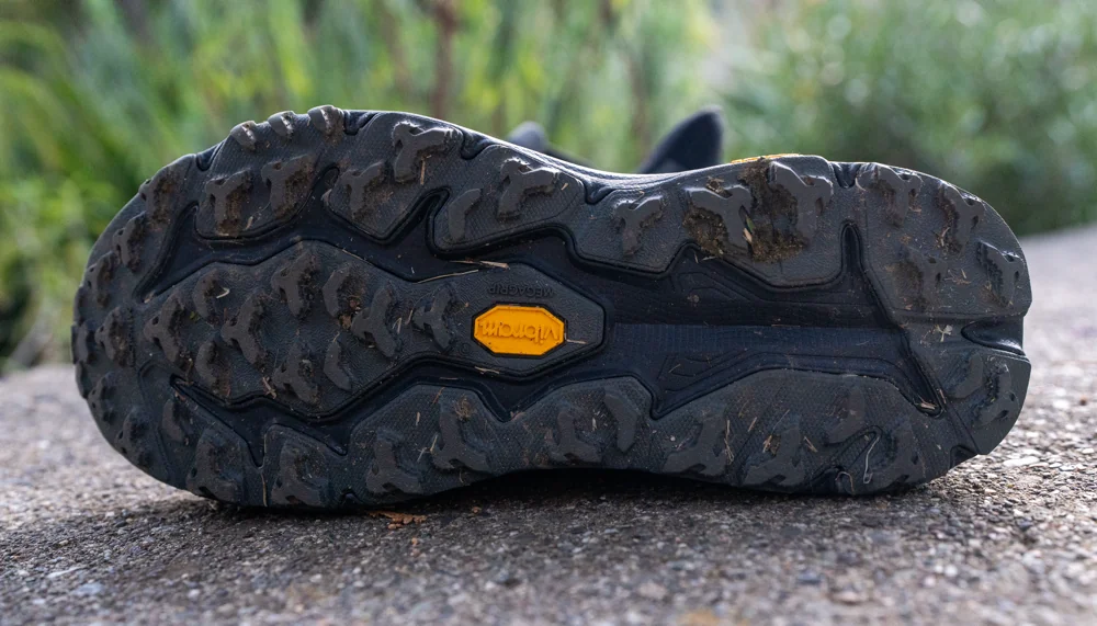 the same midsole and Vibram Megagrip outsole as the original