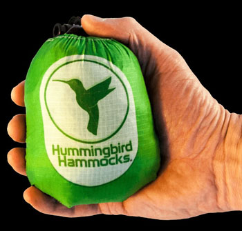 Hummingbird Hammock in hand Trail and Kale