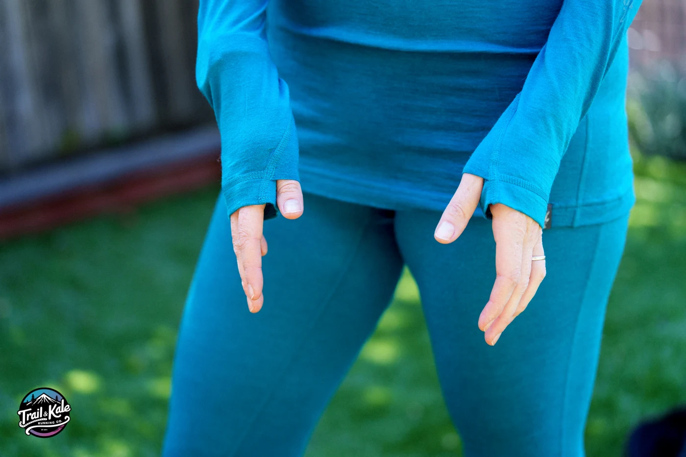 Thumb loops keep sleeves in place when the Ibex baselayers are layered or worn with gloves