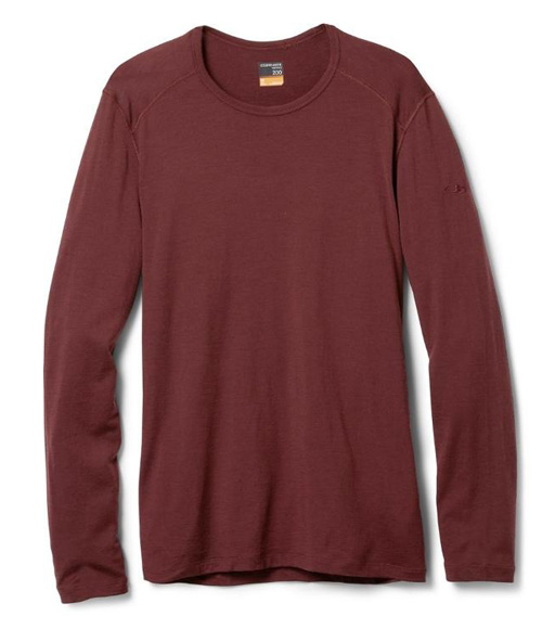 Icebreaker 200 Oasis Crew Top Mens Best Merino Wool Base Layers