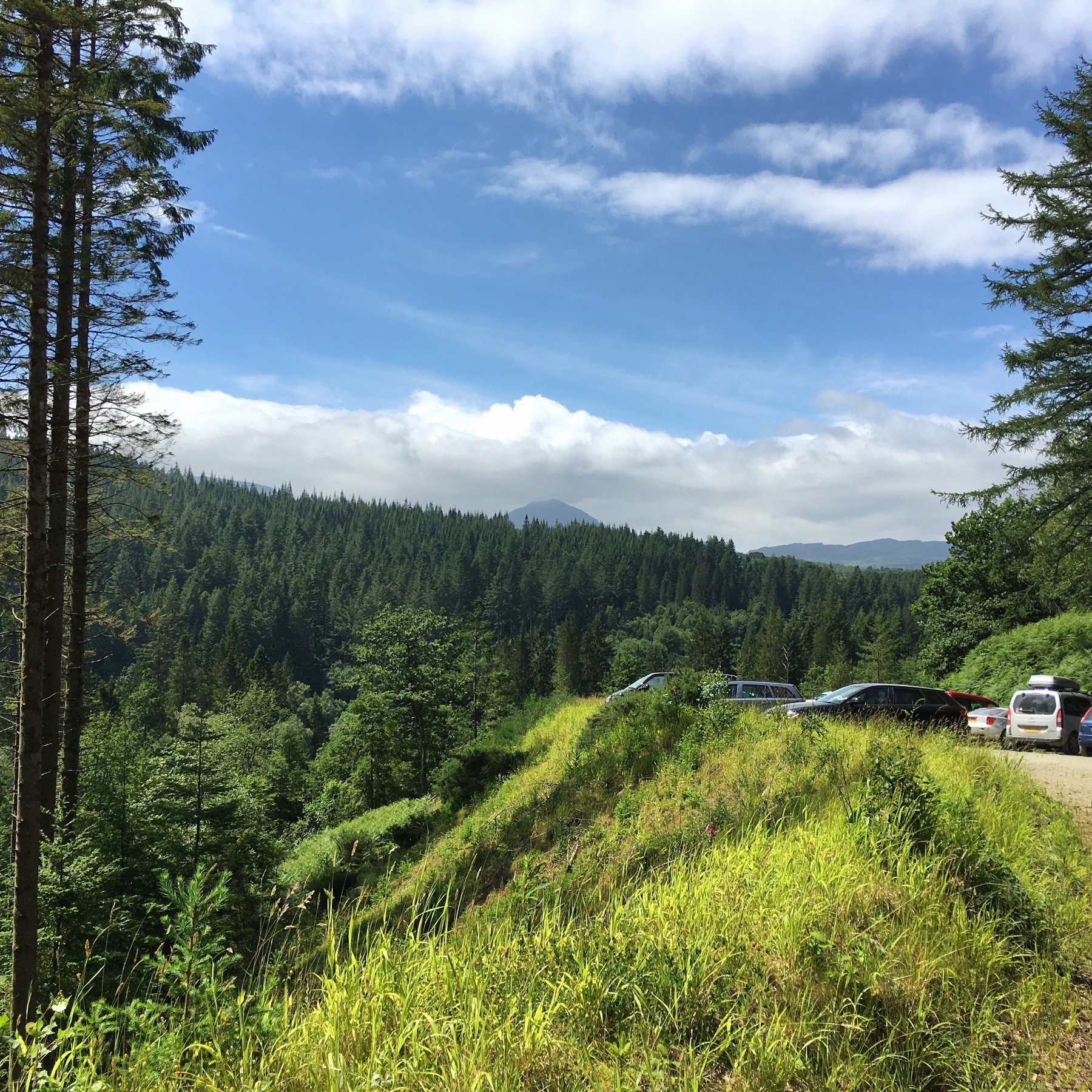 One of many amazing views from the Visitors centre car park