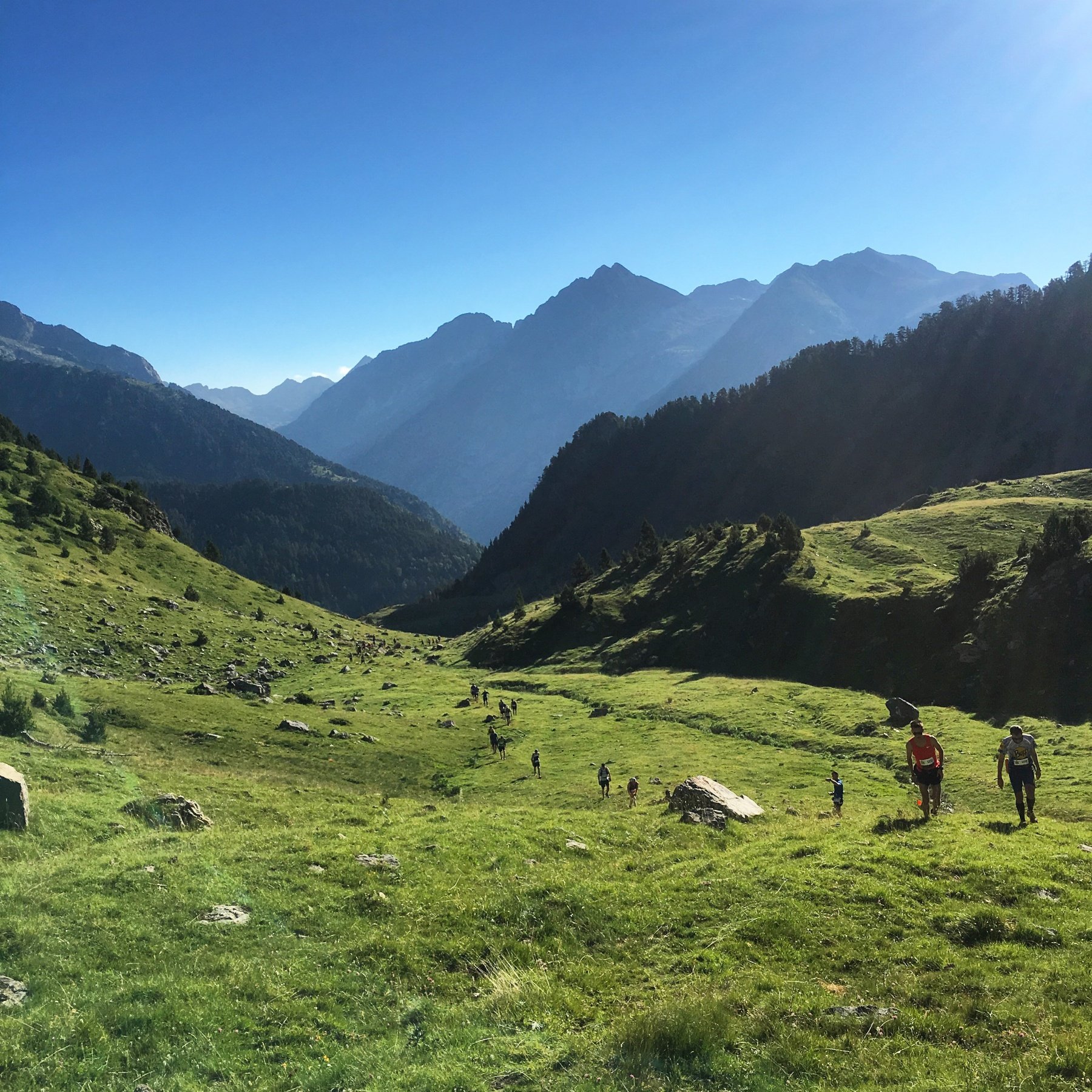 Views back down through the Valley