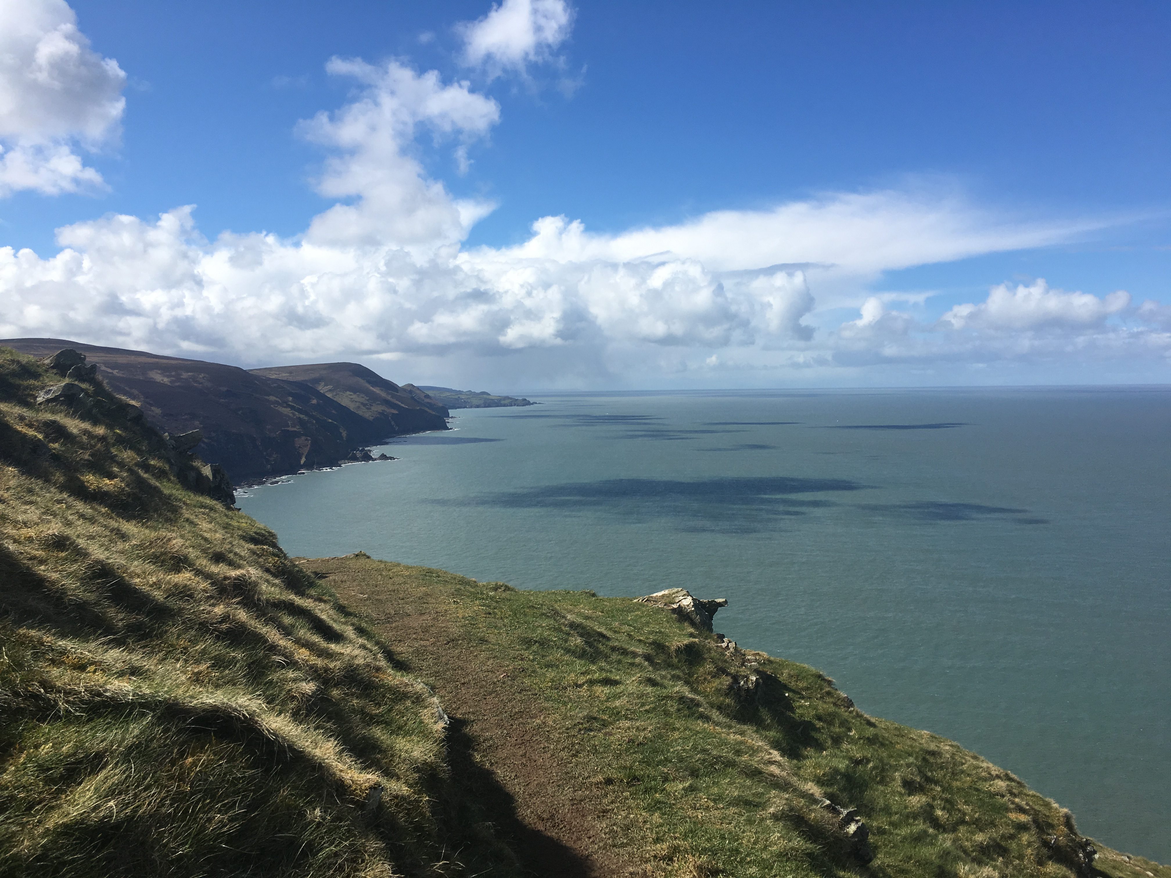 Gorgeous coastal trail about halfway around the marathon course