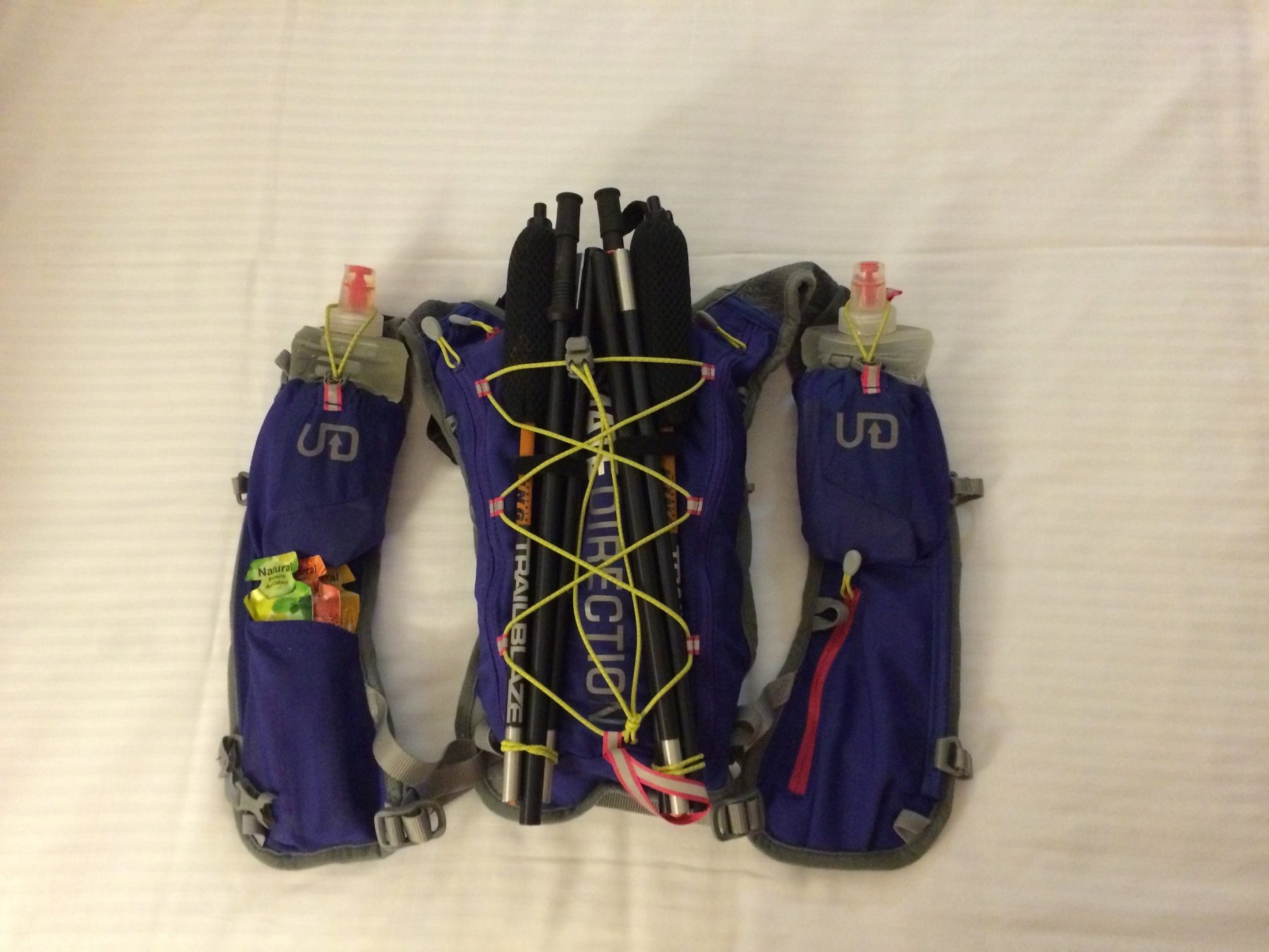 Packed race vest