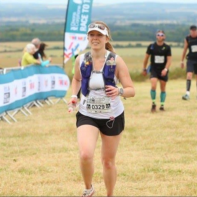 Approaching the finish line at 52k on RTTS