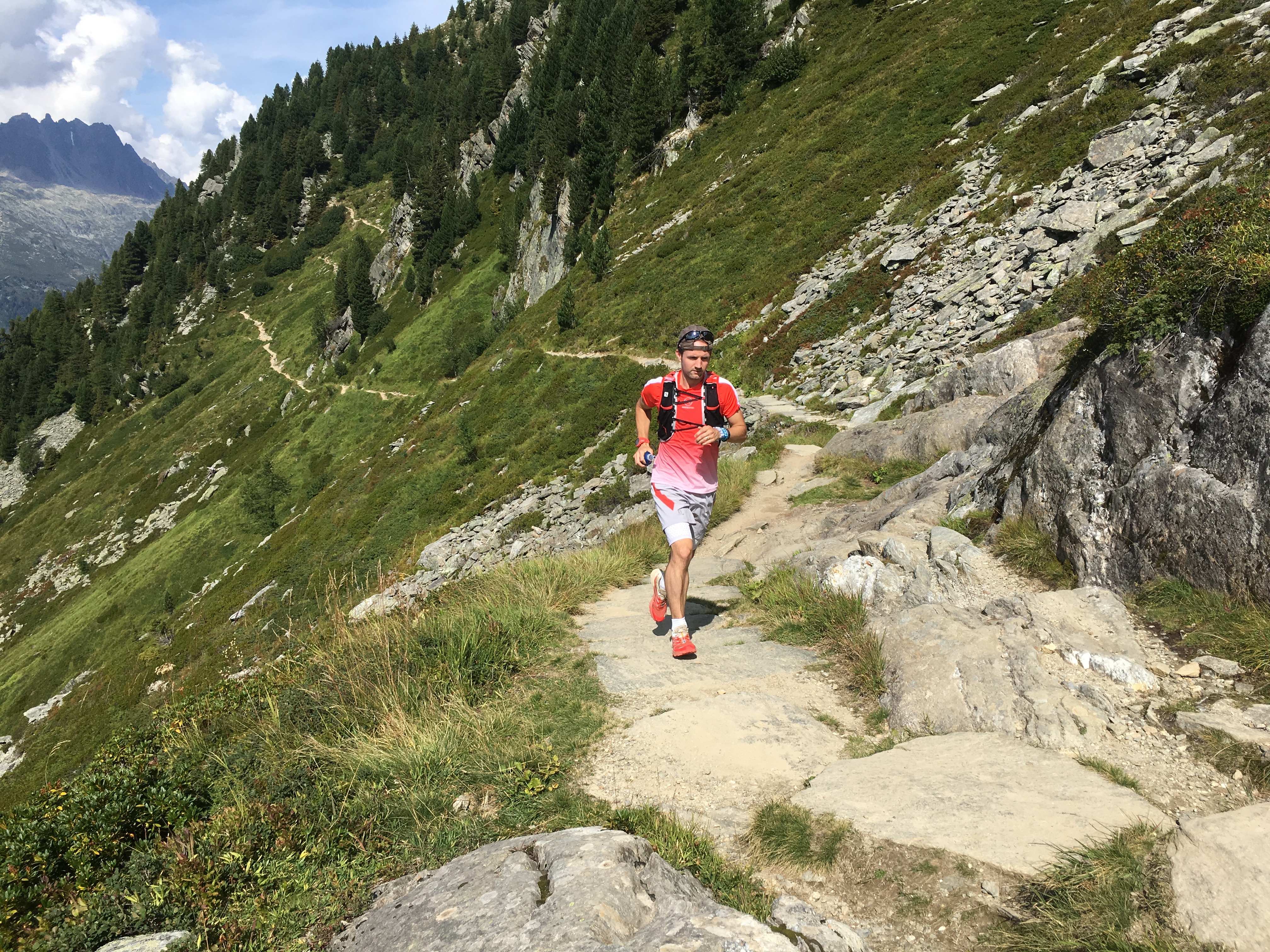 Alastair running on a local circuit - Trail & Kale running streak