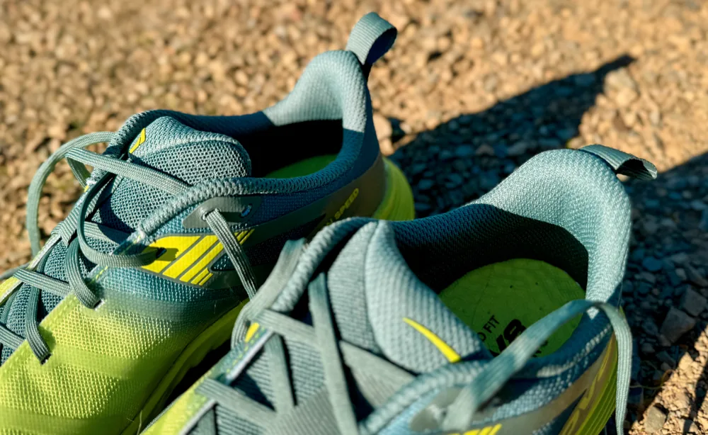 Inov8 Trailtalon Speed has great heel lock and comfortable collars / heel counter