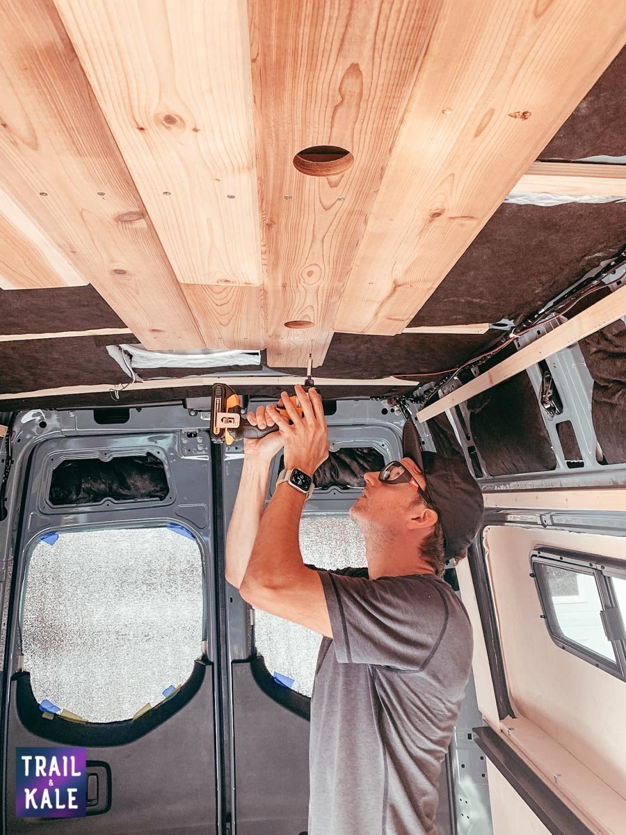 Installing wood panelling in our DIY Sprinter van conversion trail and kale web wm 6