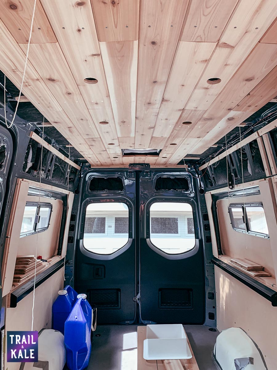 Installing wood panelling in our DIY Sprinter van conversion trail and kale web wm 8