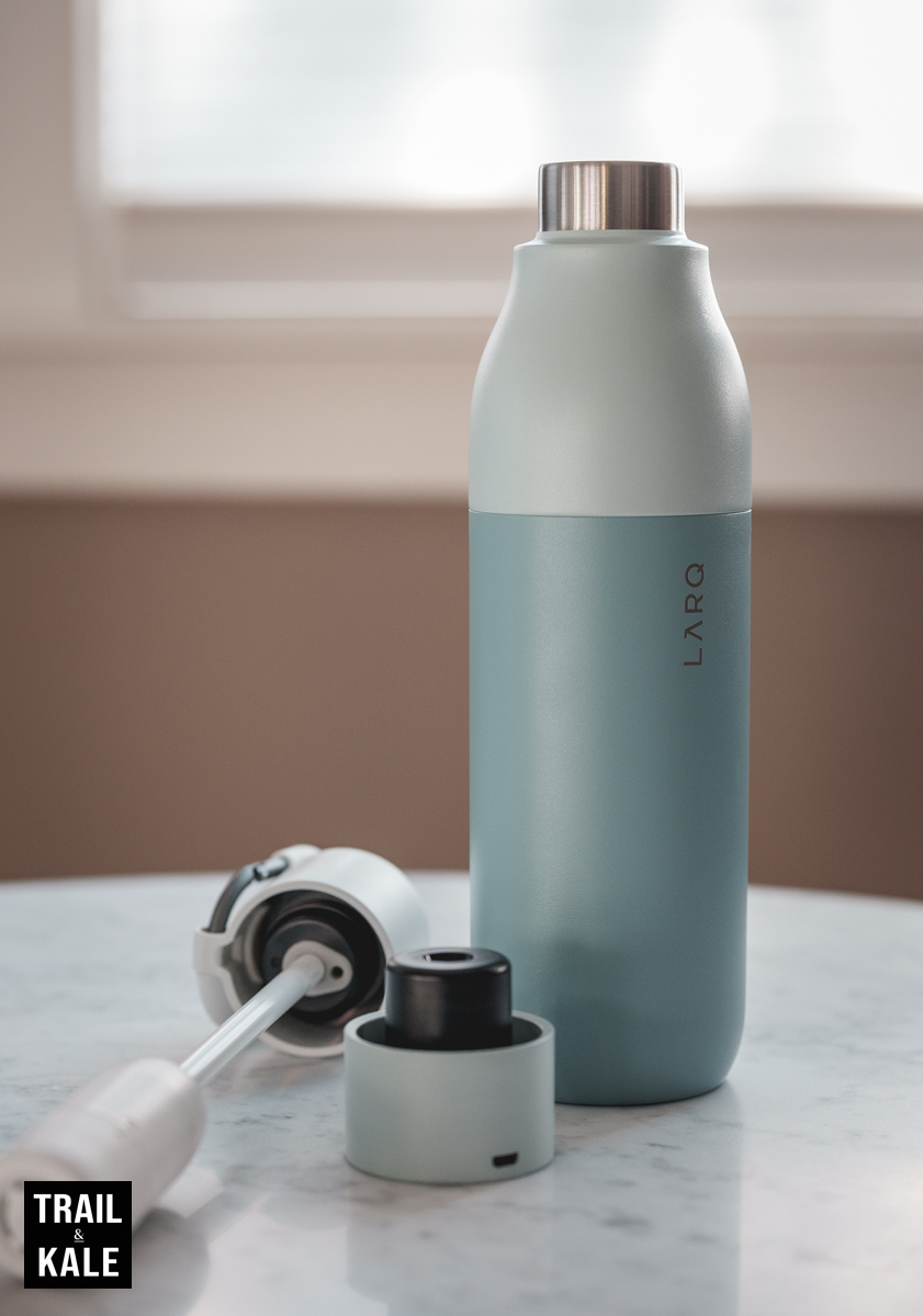 LARQ Interchangeable Filter Purifier Caps and How To Use Them by Trail and Kale watermarked 17