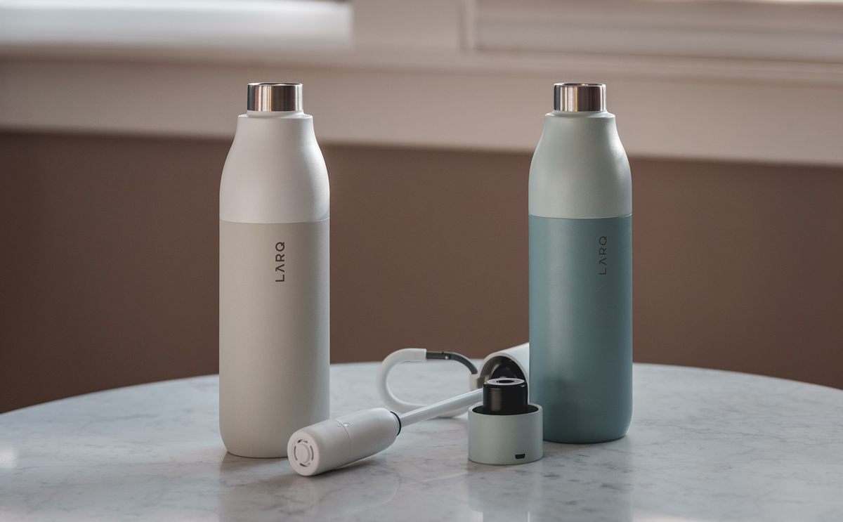 LARQ water purifying bottle - healthy lifestyle tips